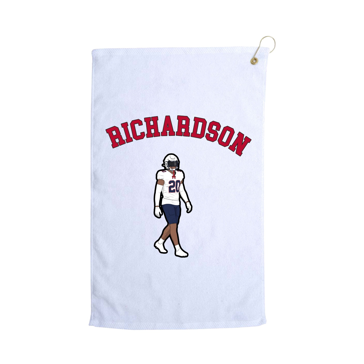 Golf Towel — Shirsey Arch in White
