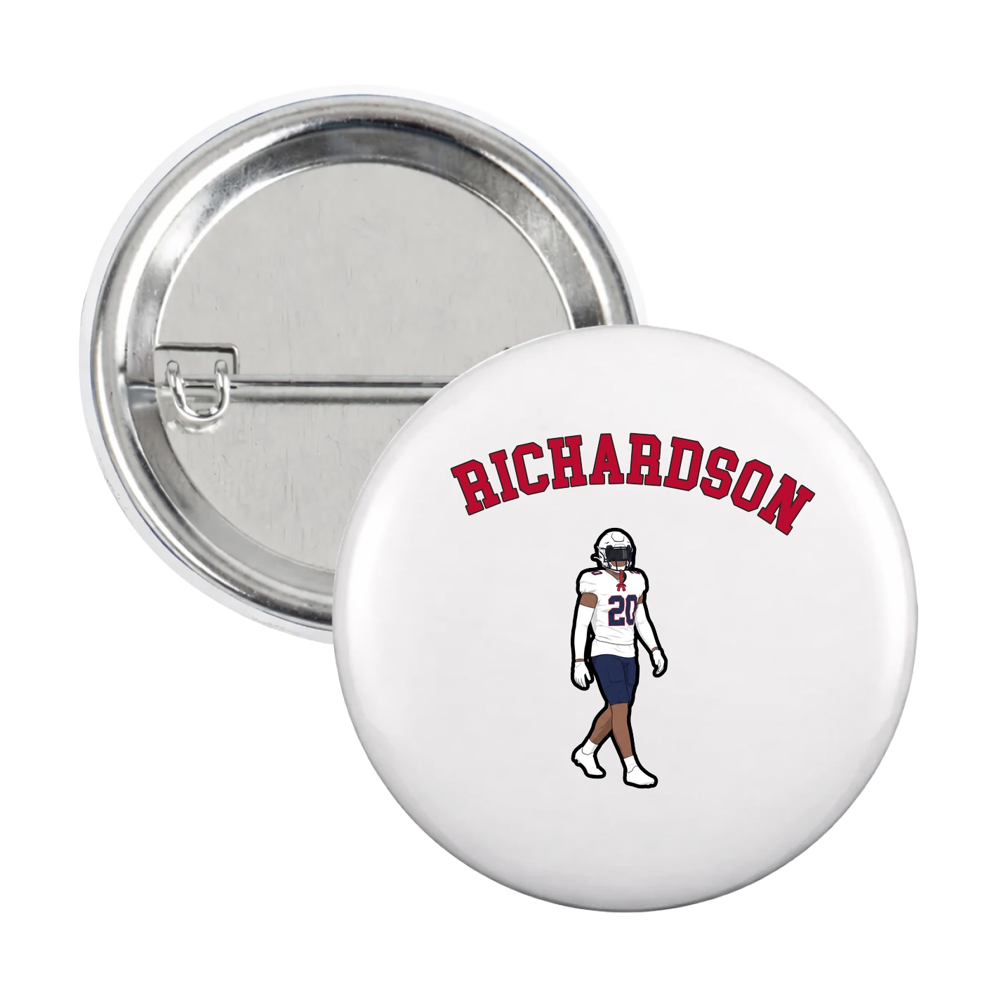 Game Day Button — Shirsey Arch in White