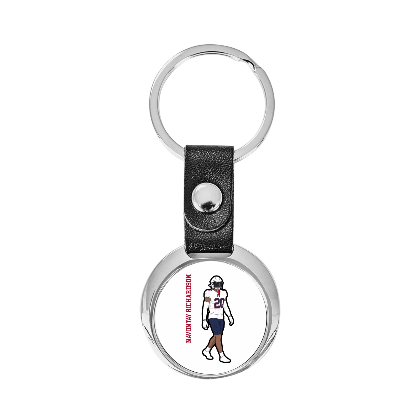 Key Chain — Name Vertical in Classic