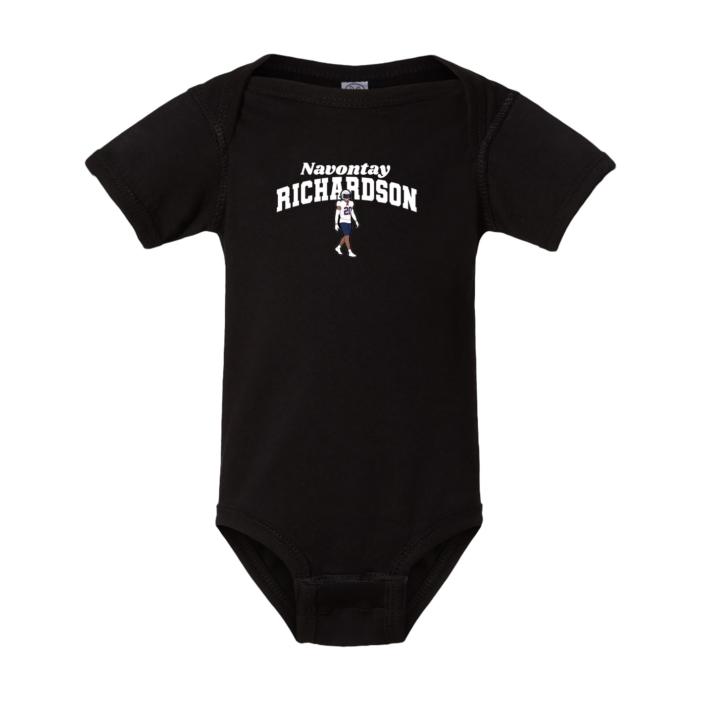 Baby Onesie — Signature Arch in Black