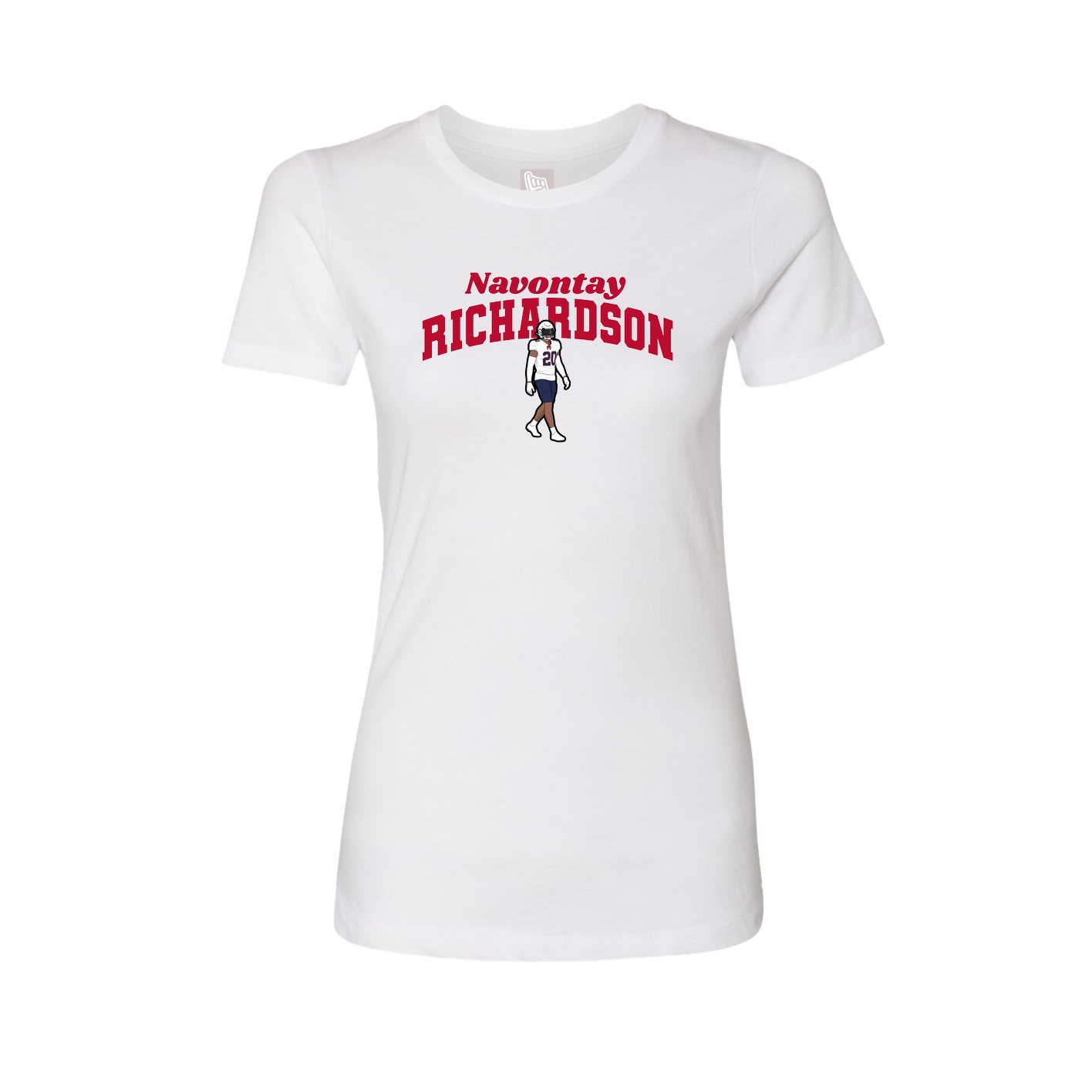 Womens Tee — Signature Arch in White