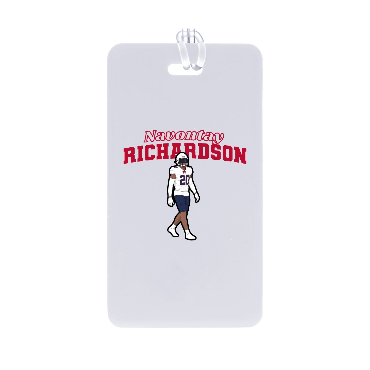 Bag Tag — Name Arch in Classic