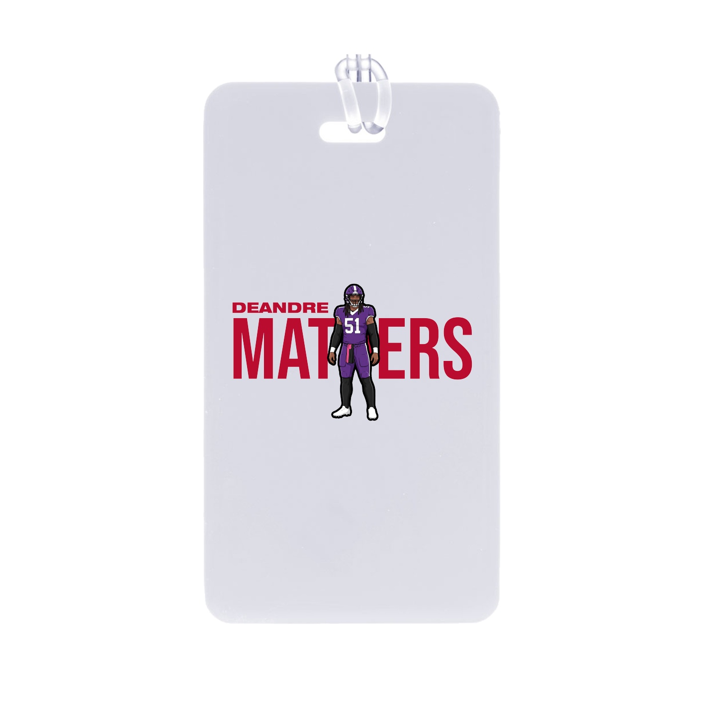 Bag Tag — Player Name in Classic