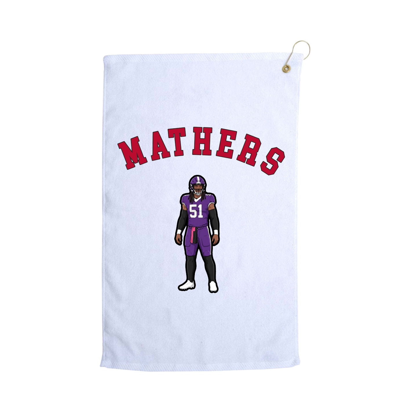 Golf Towel — Shirsey Arch in White