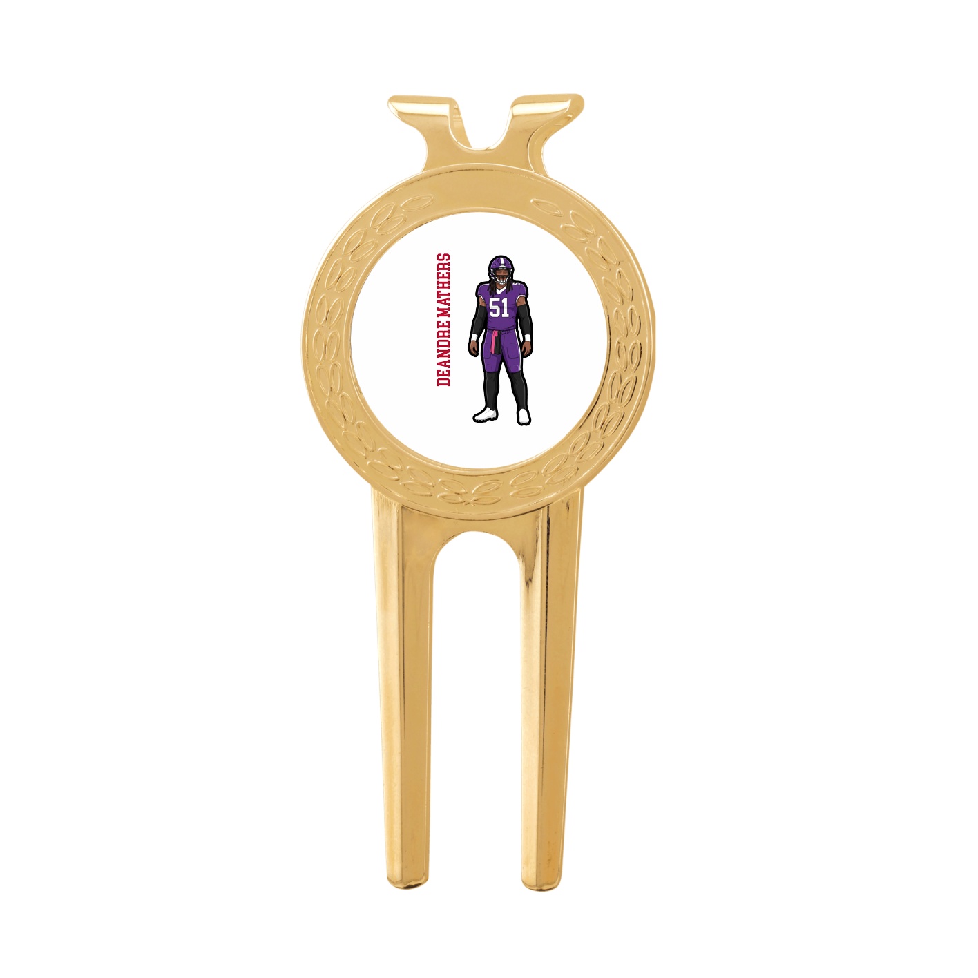 Divot Tool with Ball Marker — Name Vertical in Classic