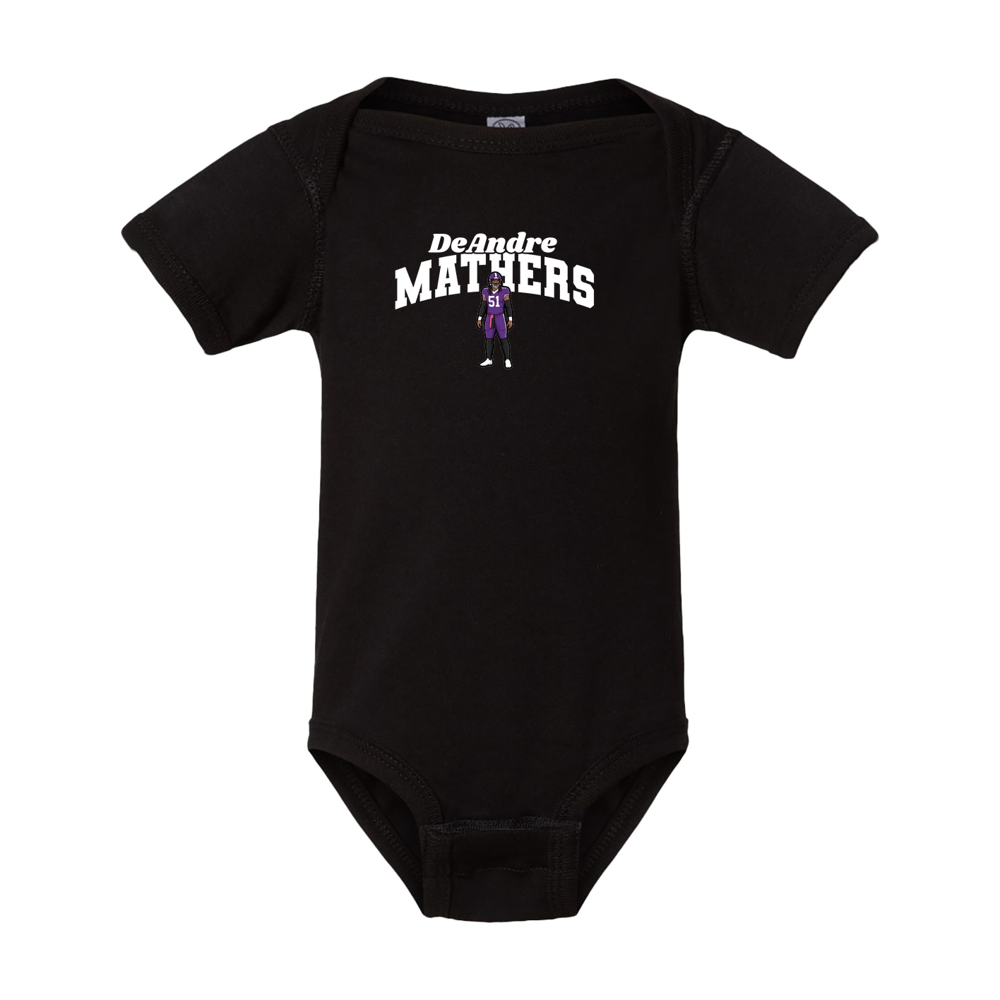 Baby Onesie — Signature Arch in Black