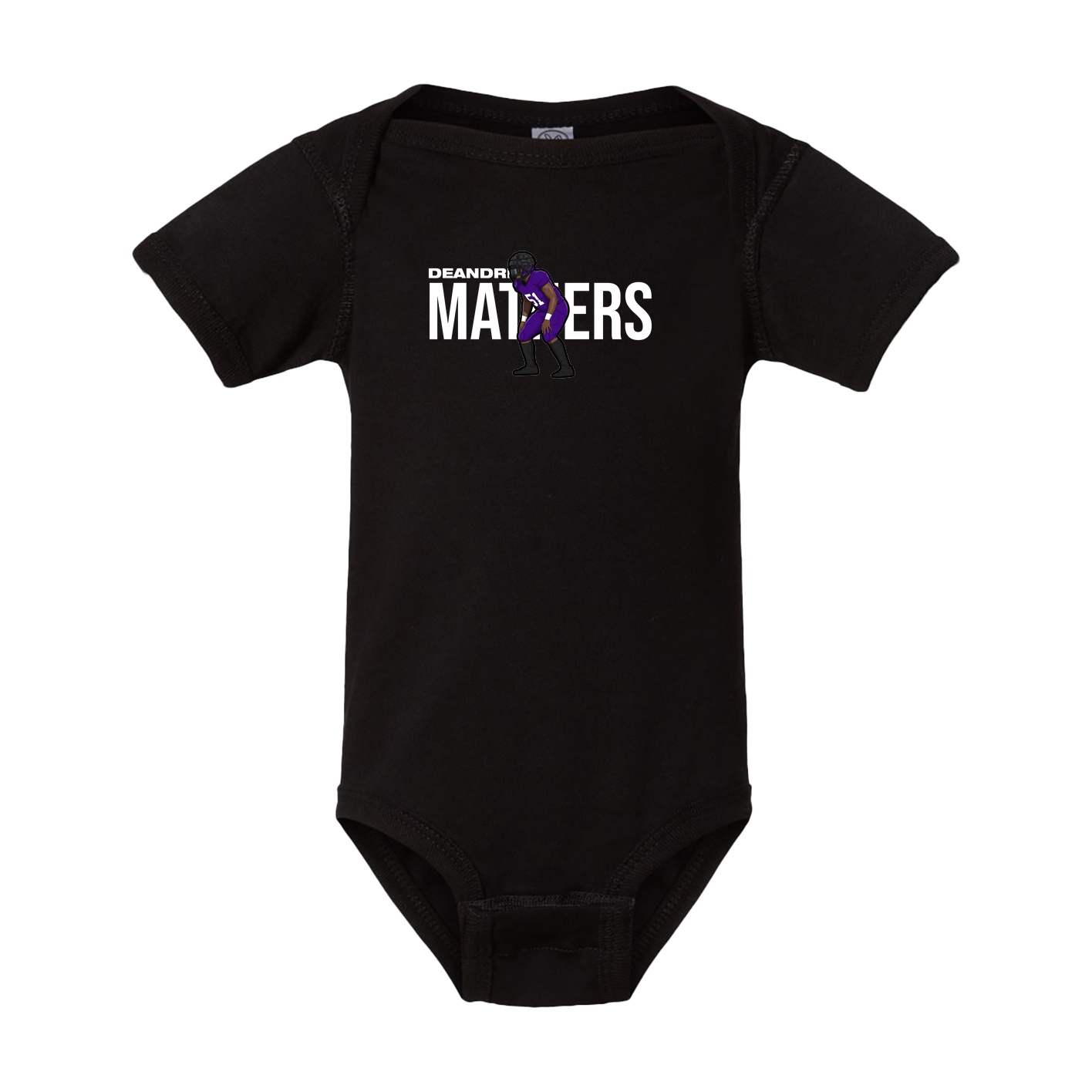 Baby Onesie — Player Name in Black