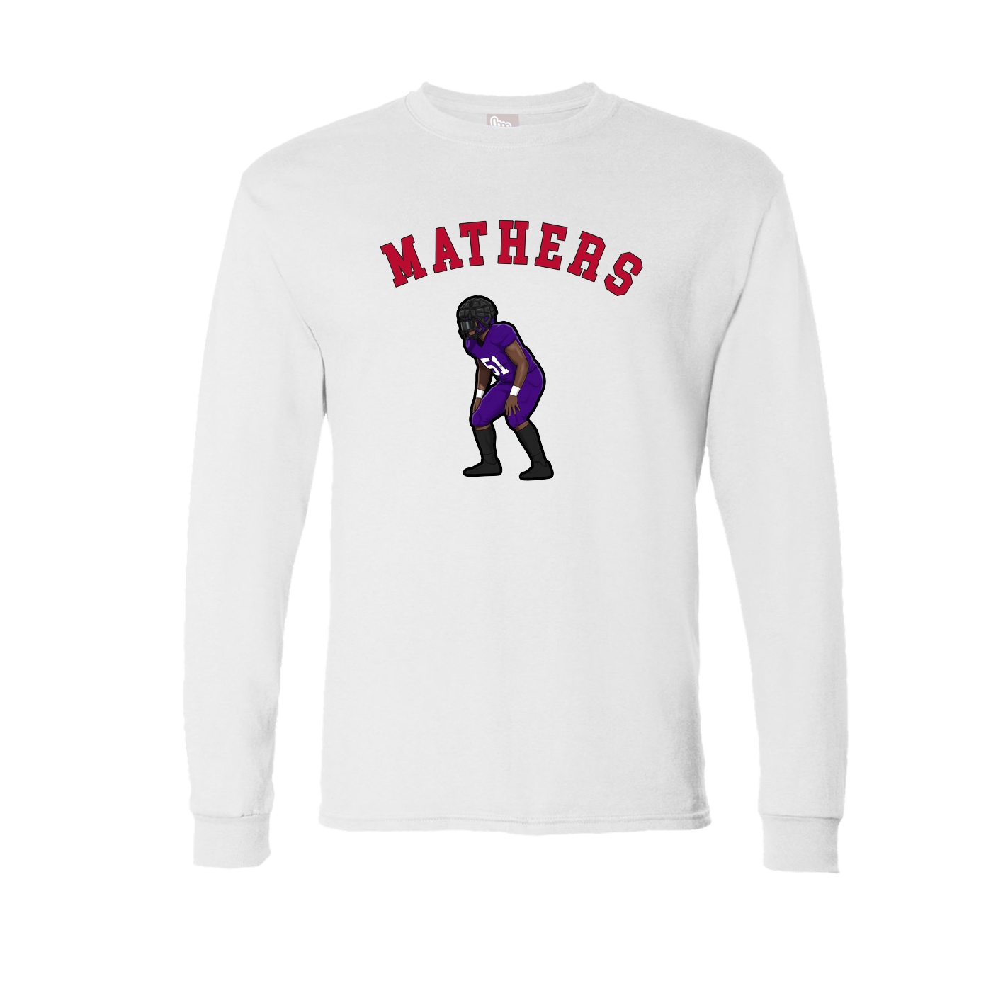 Long Sleeve Tee — Shirsey Arch in White
