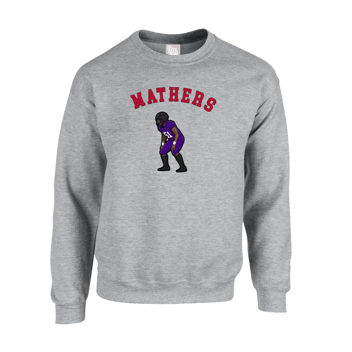 Fleece Crew — Shirsey Arch in Grey