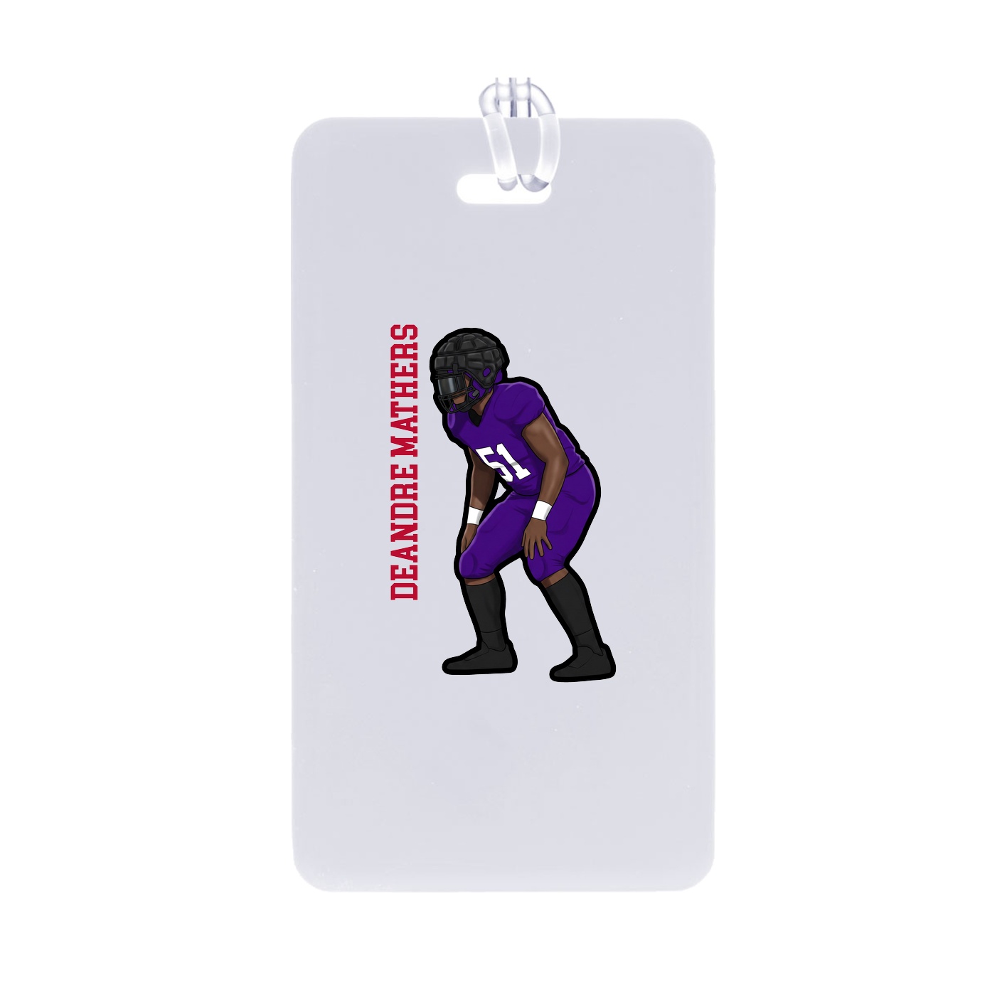 Bag Tag — Name Vertical in Classic