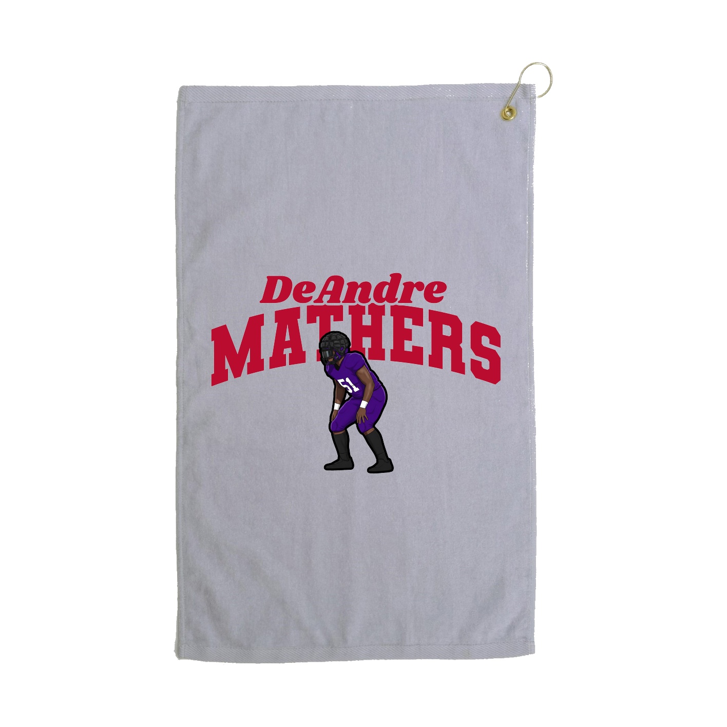 Golf Towel — Signature Arch in Grey