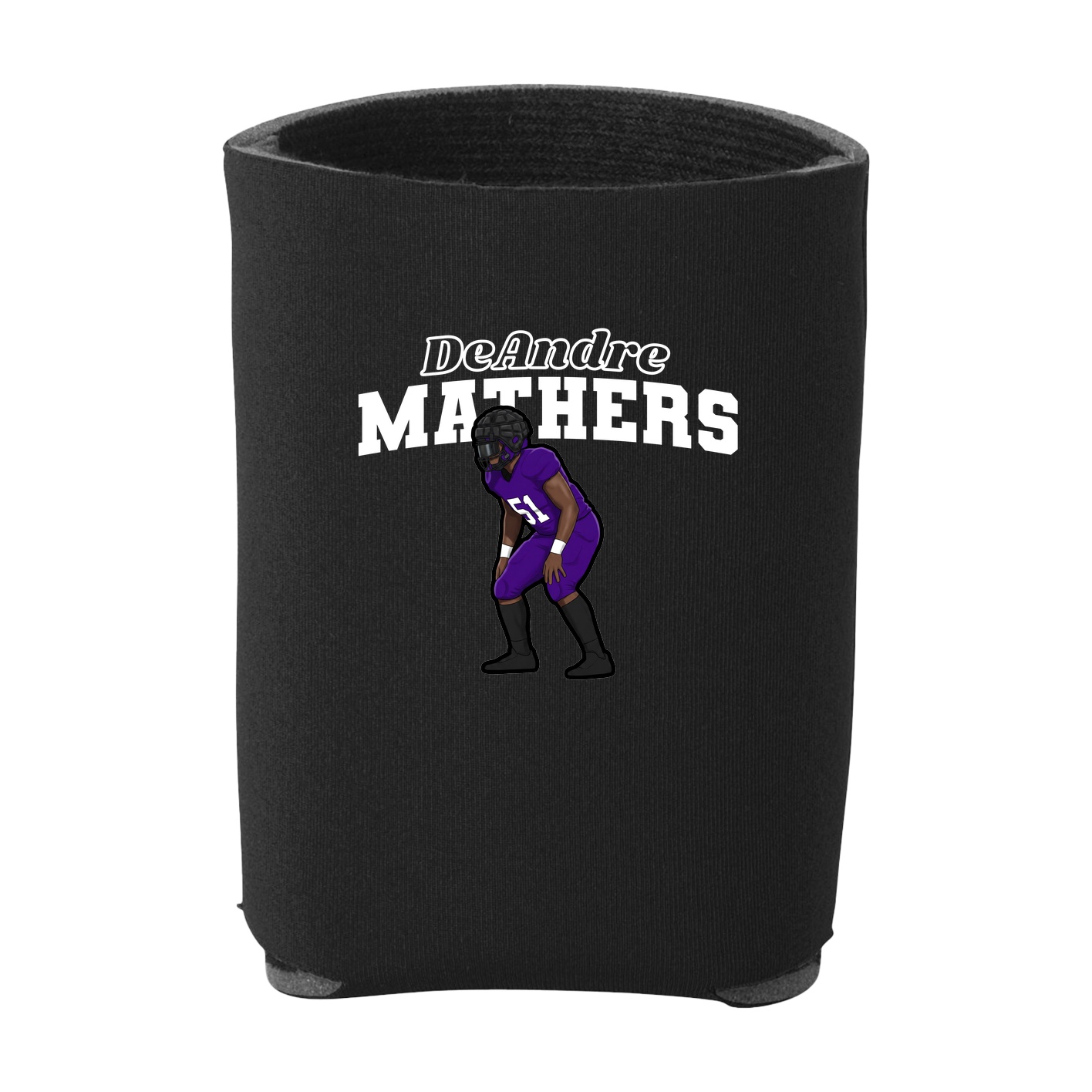Can Holder — Name Arch in Black