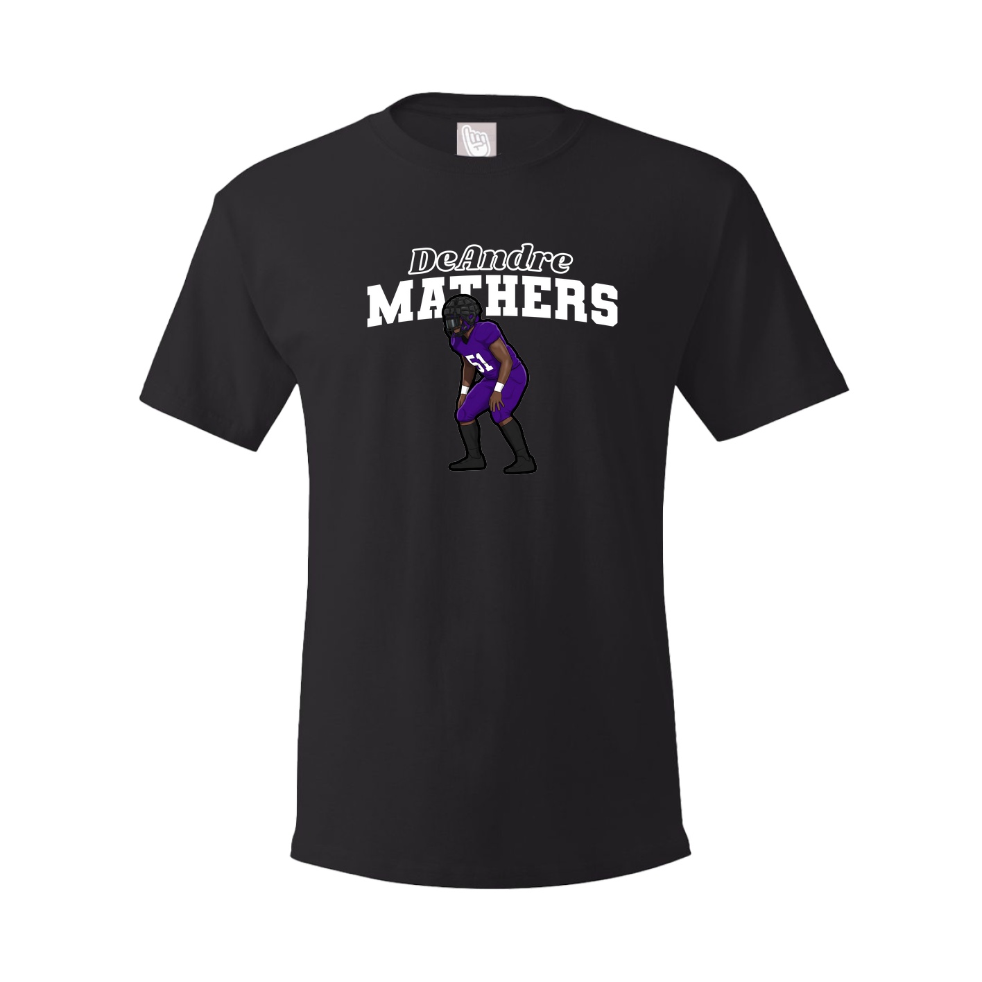 Youth Tee — Name Arch in Black
