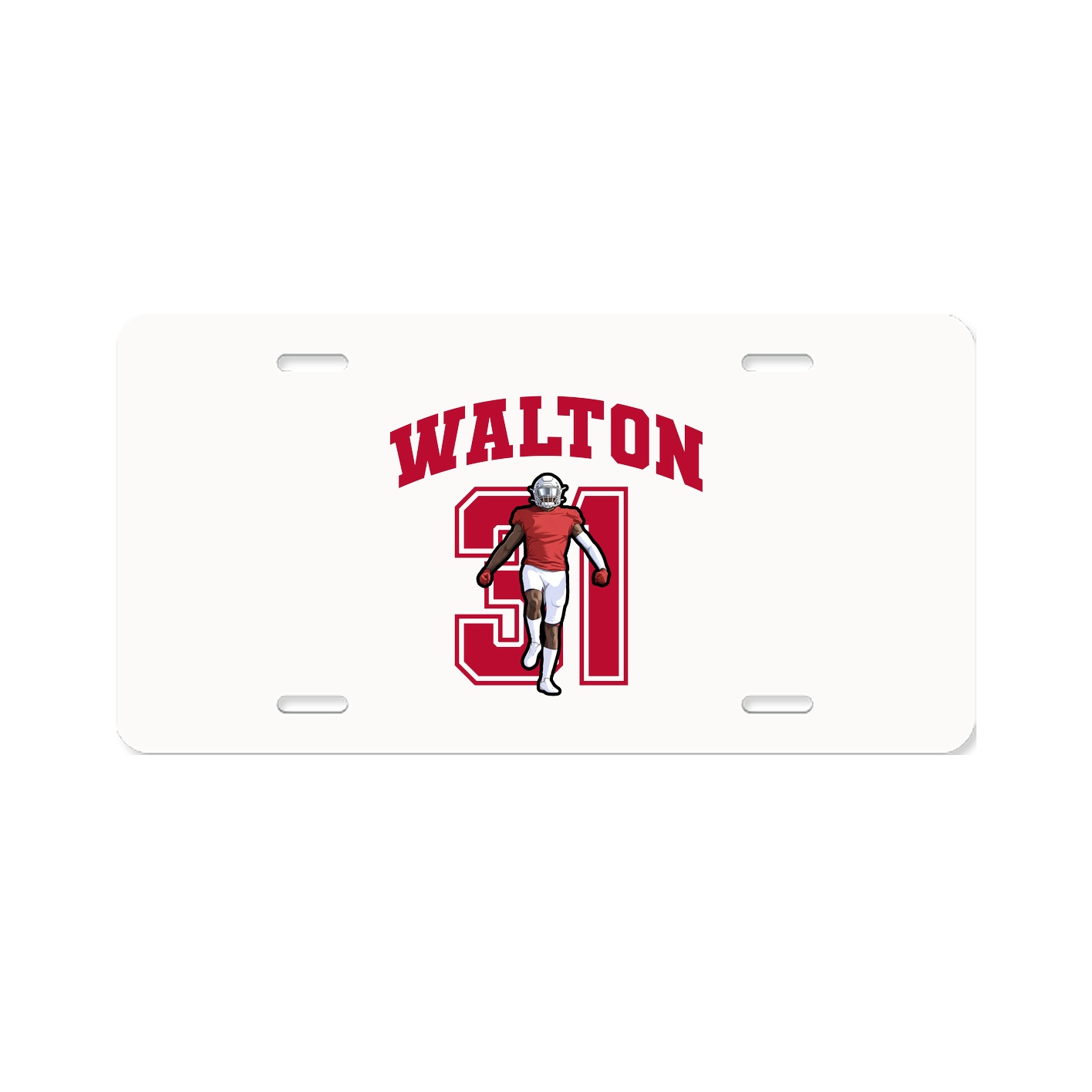 License Plate — Number in Classic