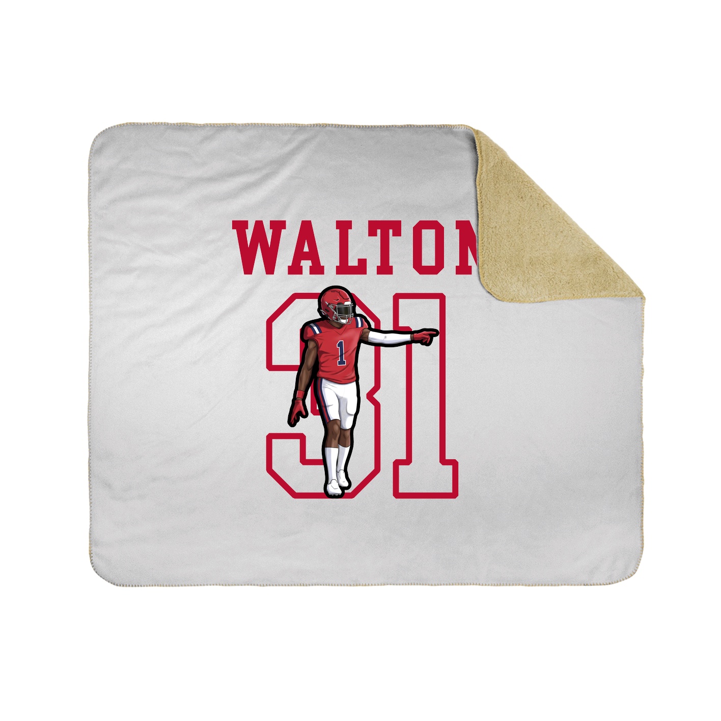 Throw Blanket — Shirsey in White