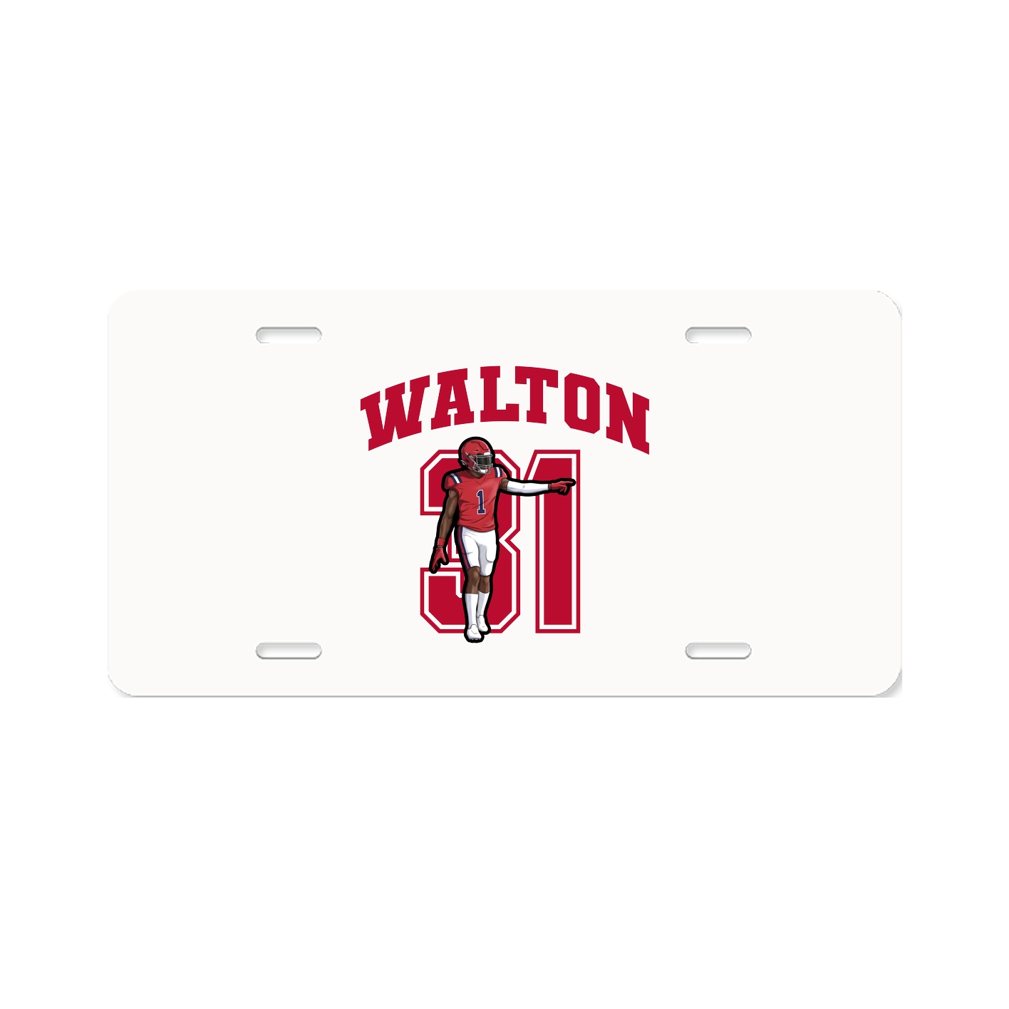License Plate — Number in Classic