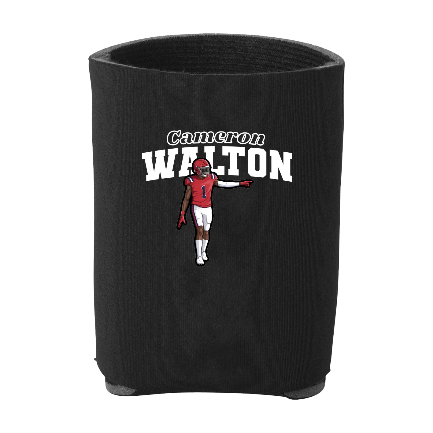 Can Holder — Name Arch in Black