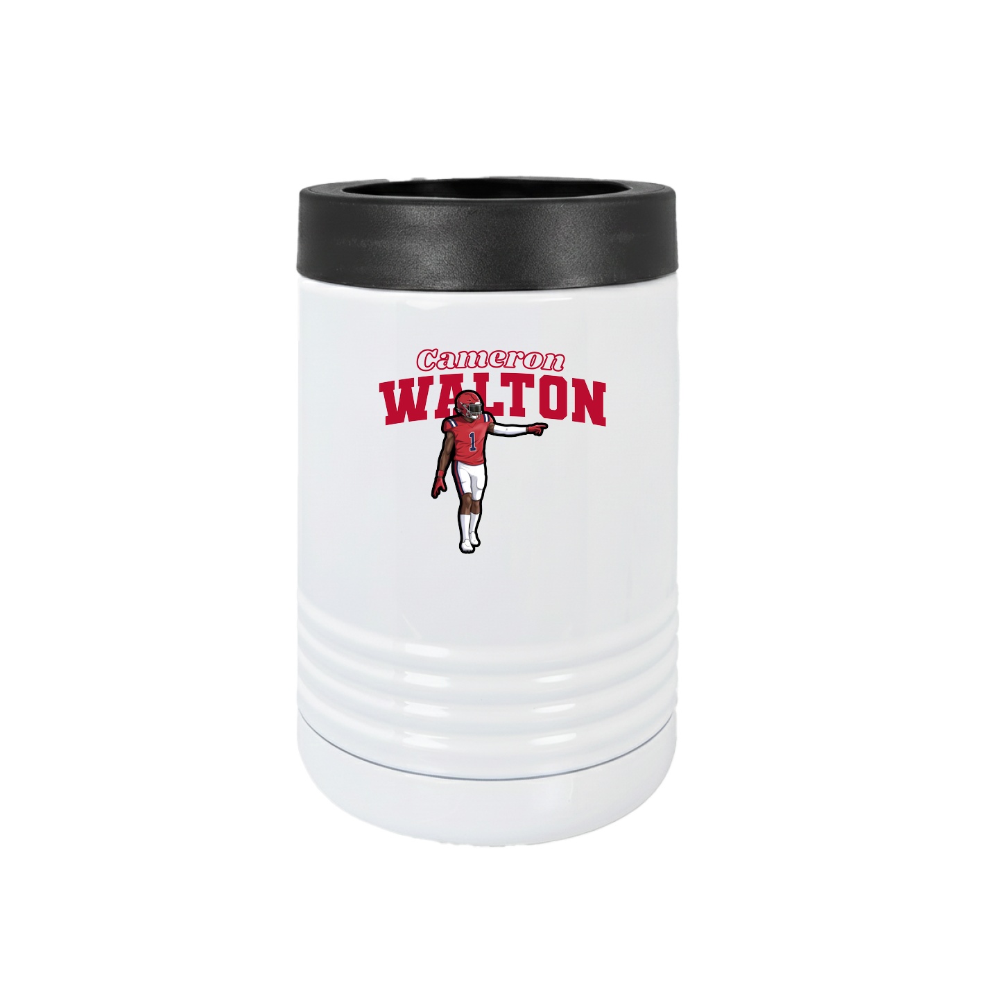 Beverage Holder — Name Arch in White