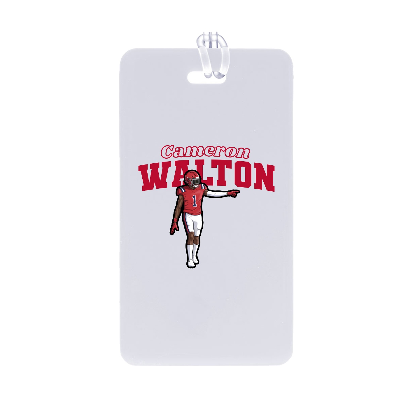 Bag Tag — Name Arch in Classic