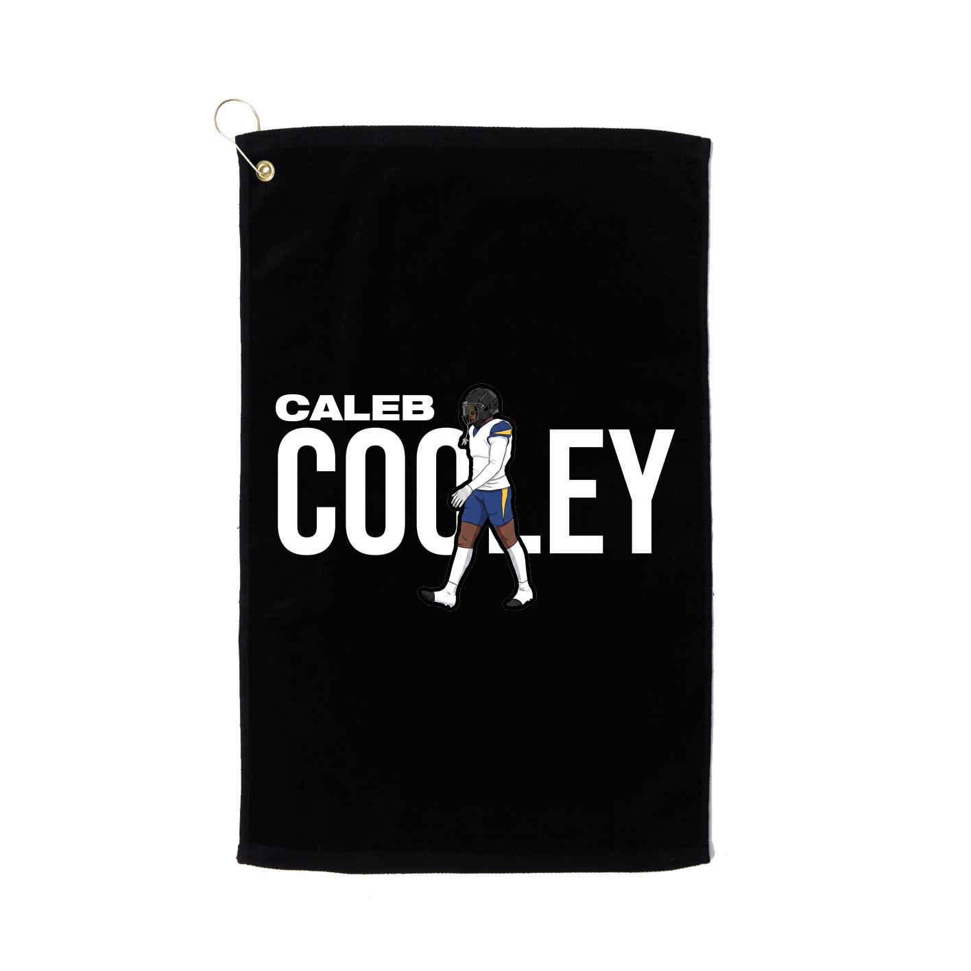 Golf Towel — Player Name in Black