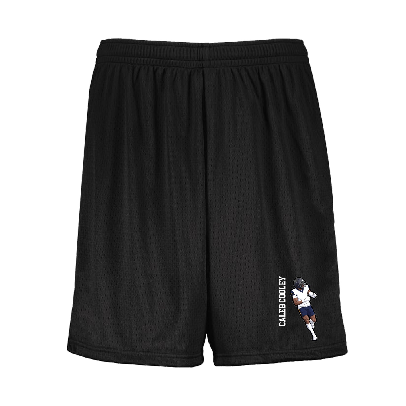 Shorts — Name Vertical in Black