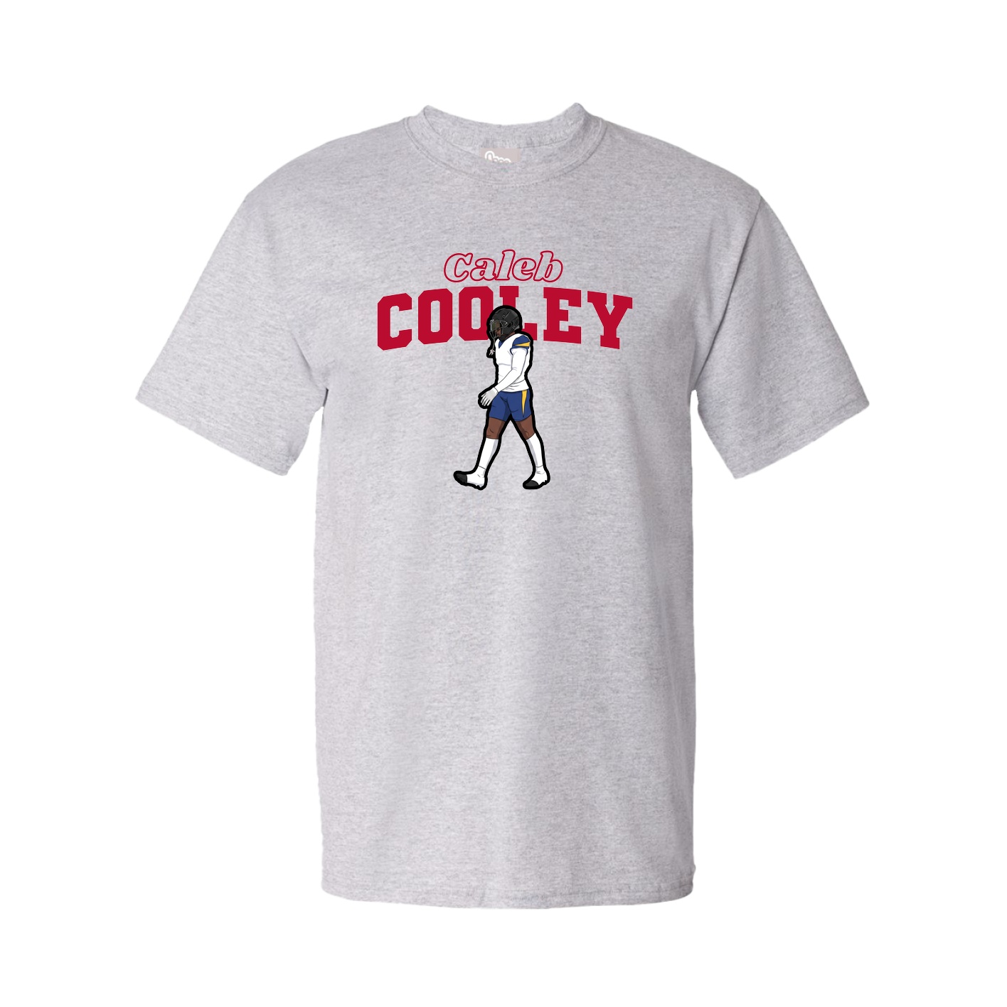 Youth Tee — Name Arch in Grey