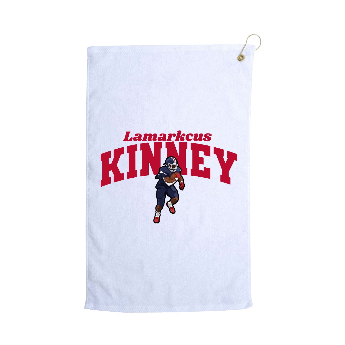 Golf Towel — Signature Arch in White