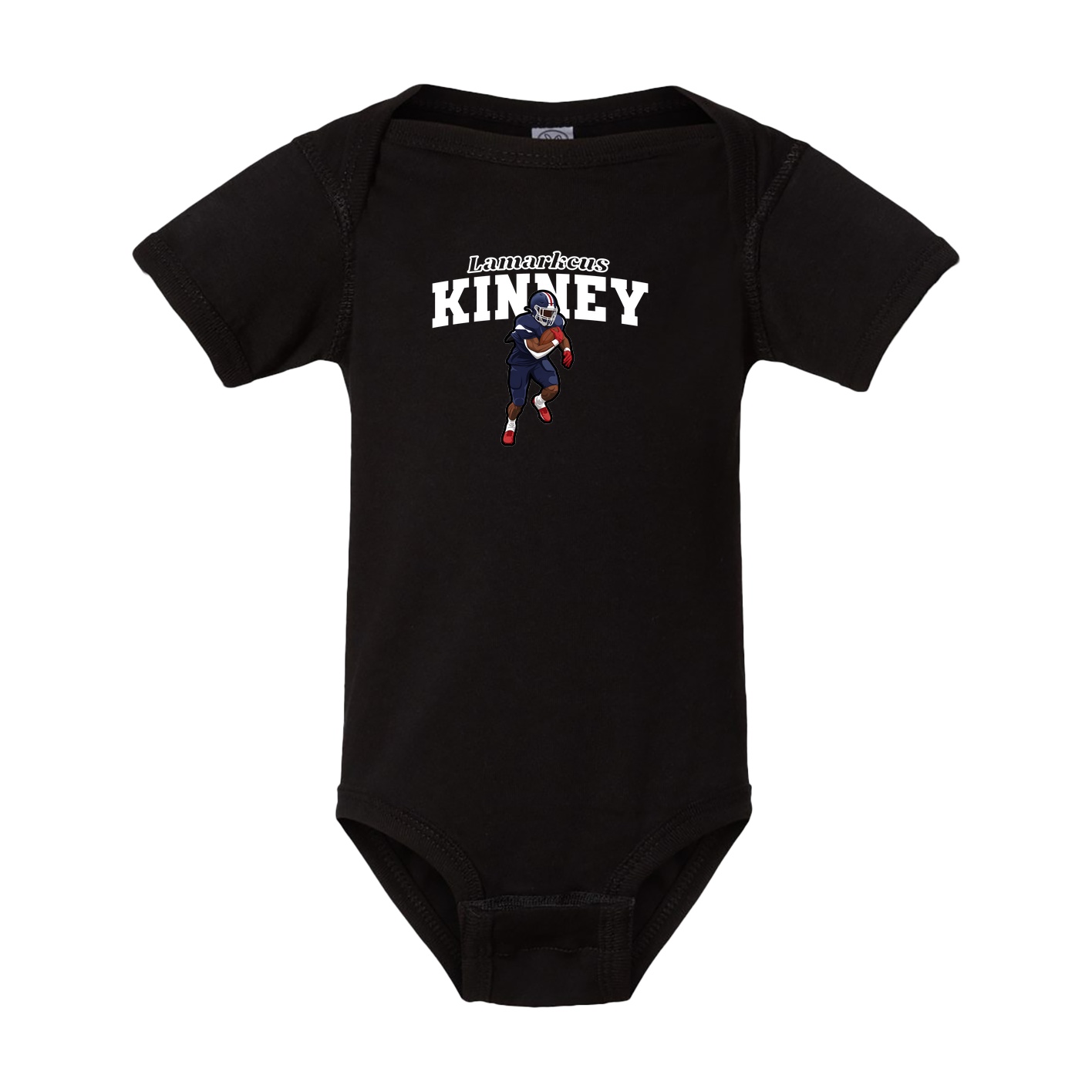 Baby Onesie — Name Arch in Black