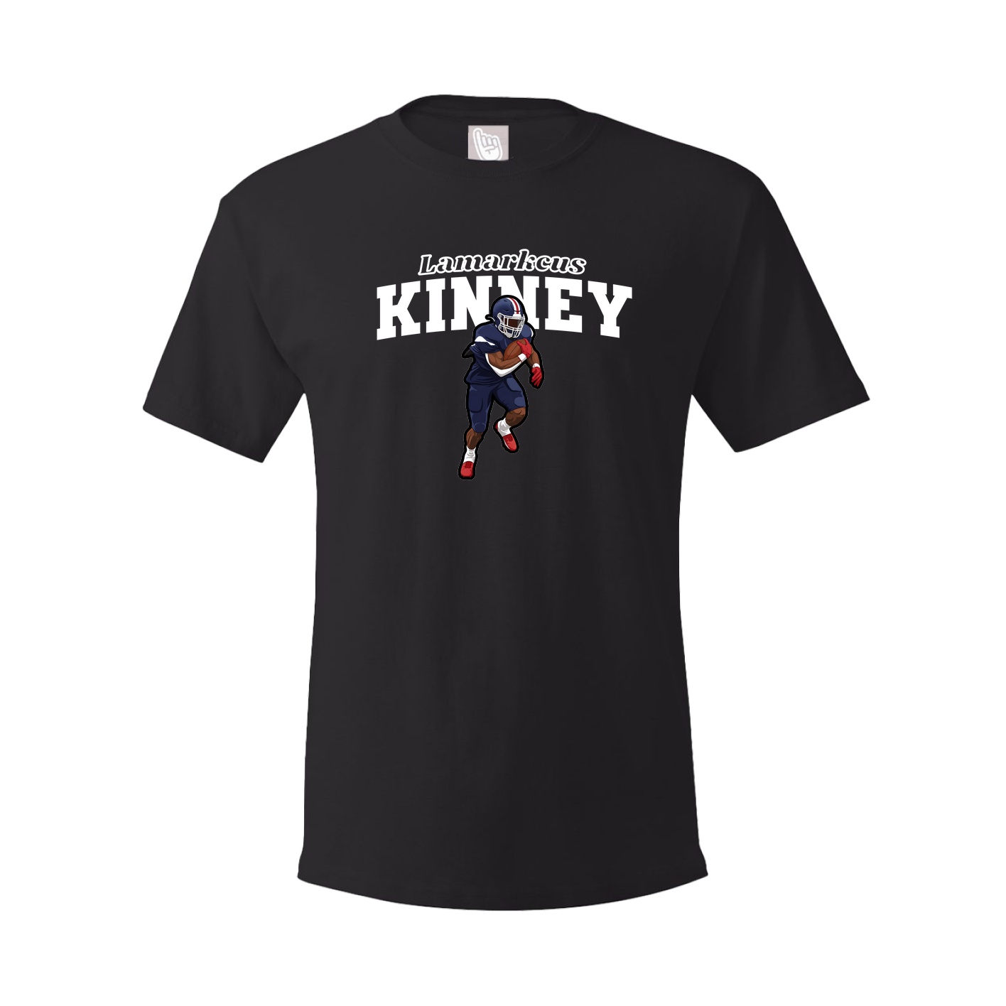 Youth Tee — Name Arch in Black