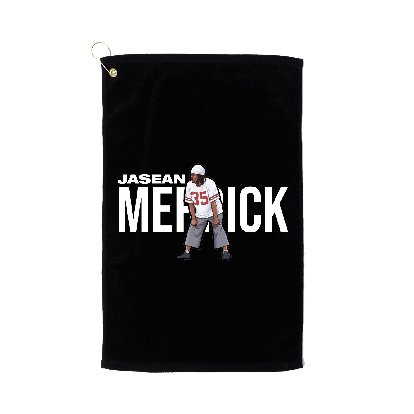 Golf Towel — Player Name in Black