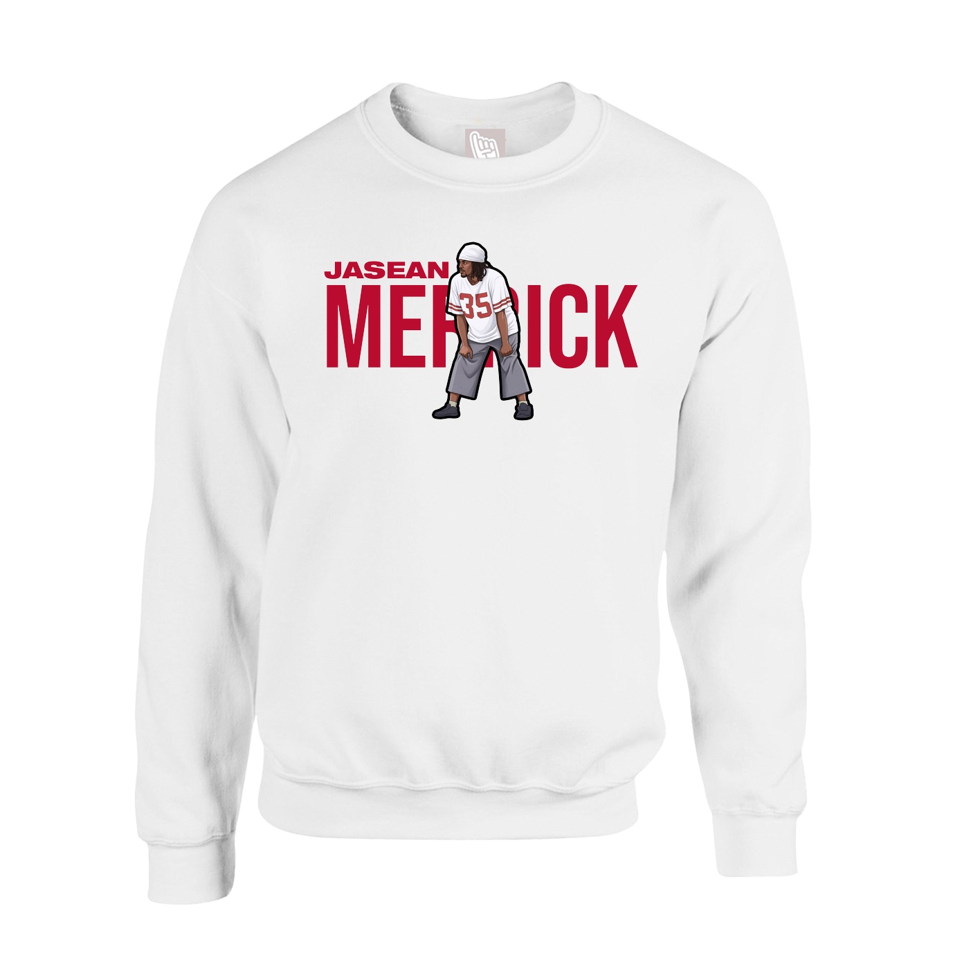 Fleece Crew — Player Name in White