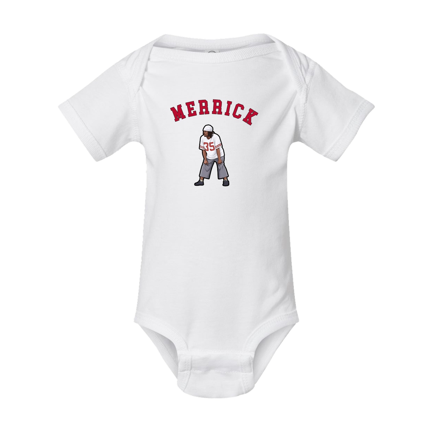 Baby Onesie — Shirsey Arch in White