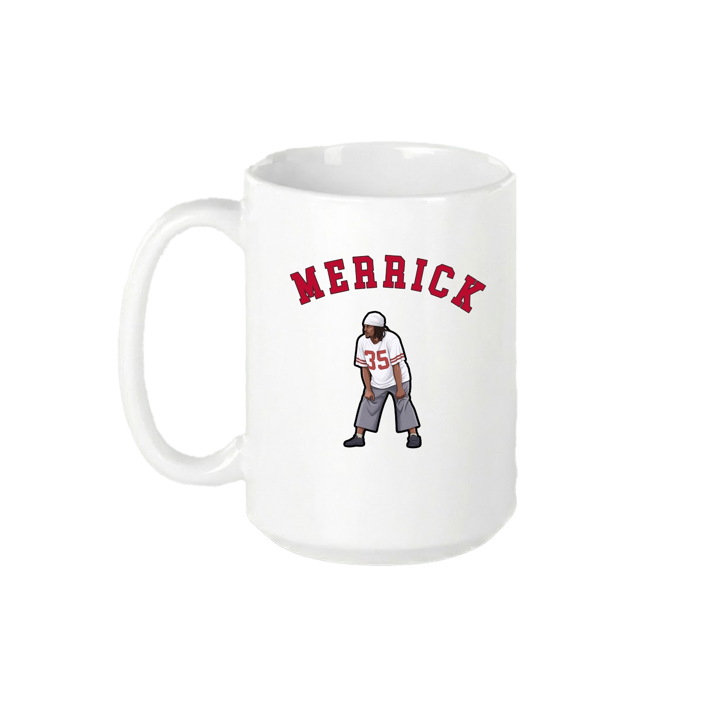 15oz Coffee Mug — Shirsey Arch in White