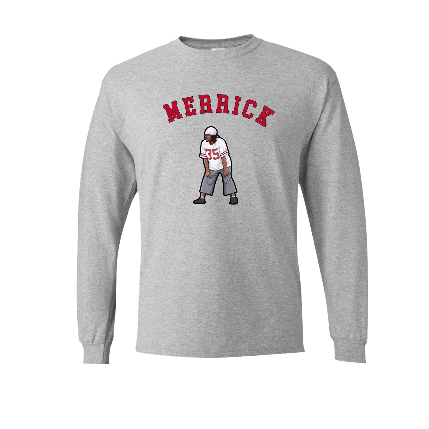 Long Sleeve Tee — Shirsey Arch in Grey