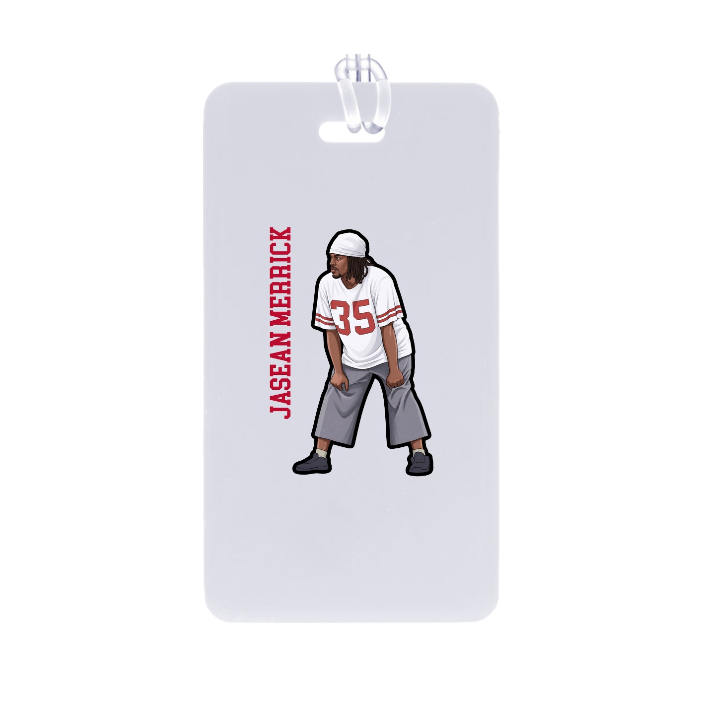 Bag Tag — Name Vertical in Classic