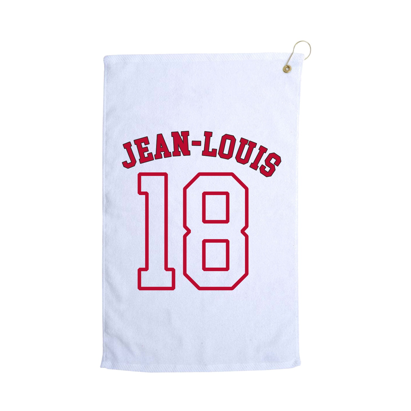 Golf Towel — Shirsey Arch in White