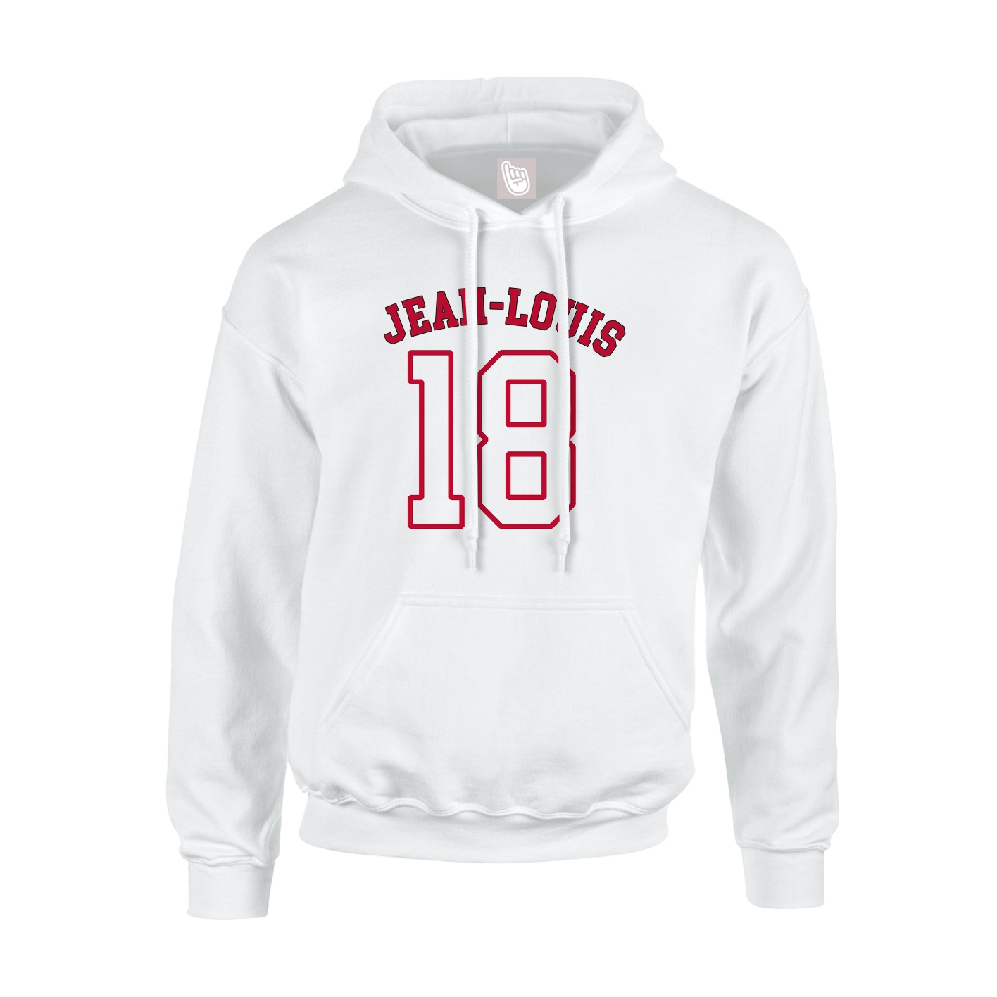 Youth Hoodie — Shirsey Arch in White