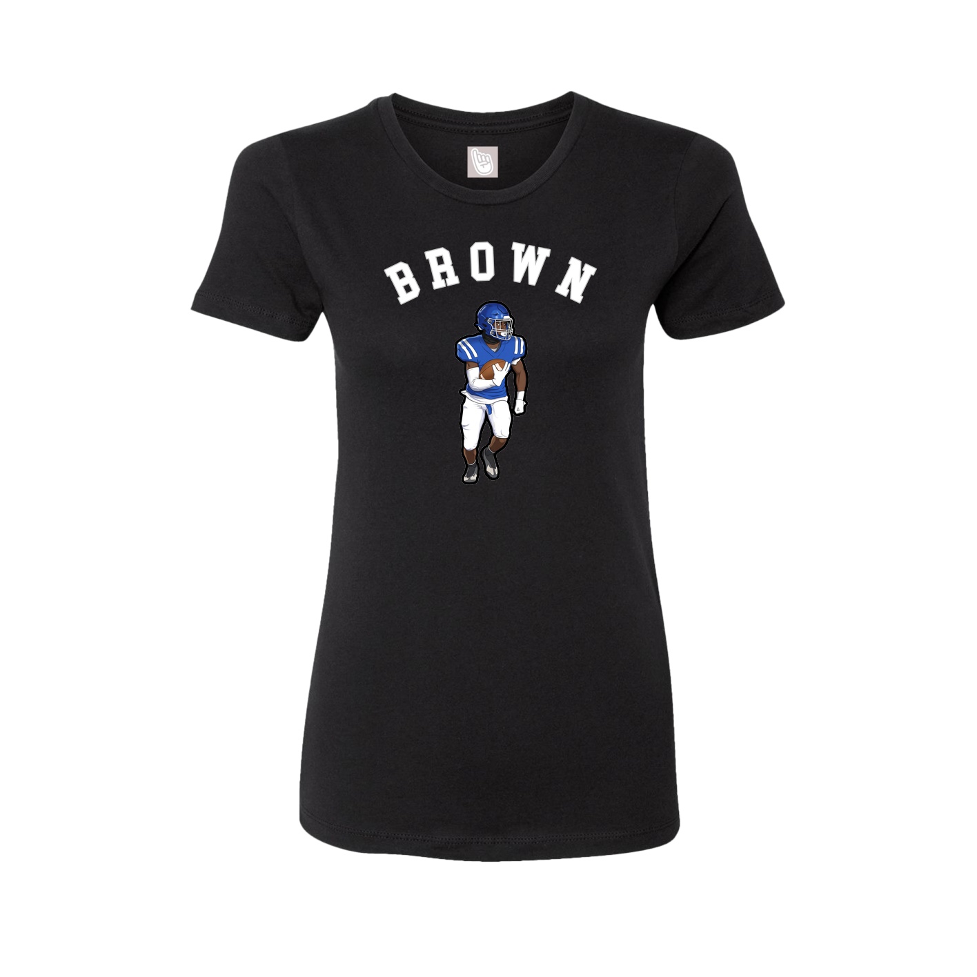Fitted Women's Tee — Shirsey Arch in Black