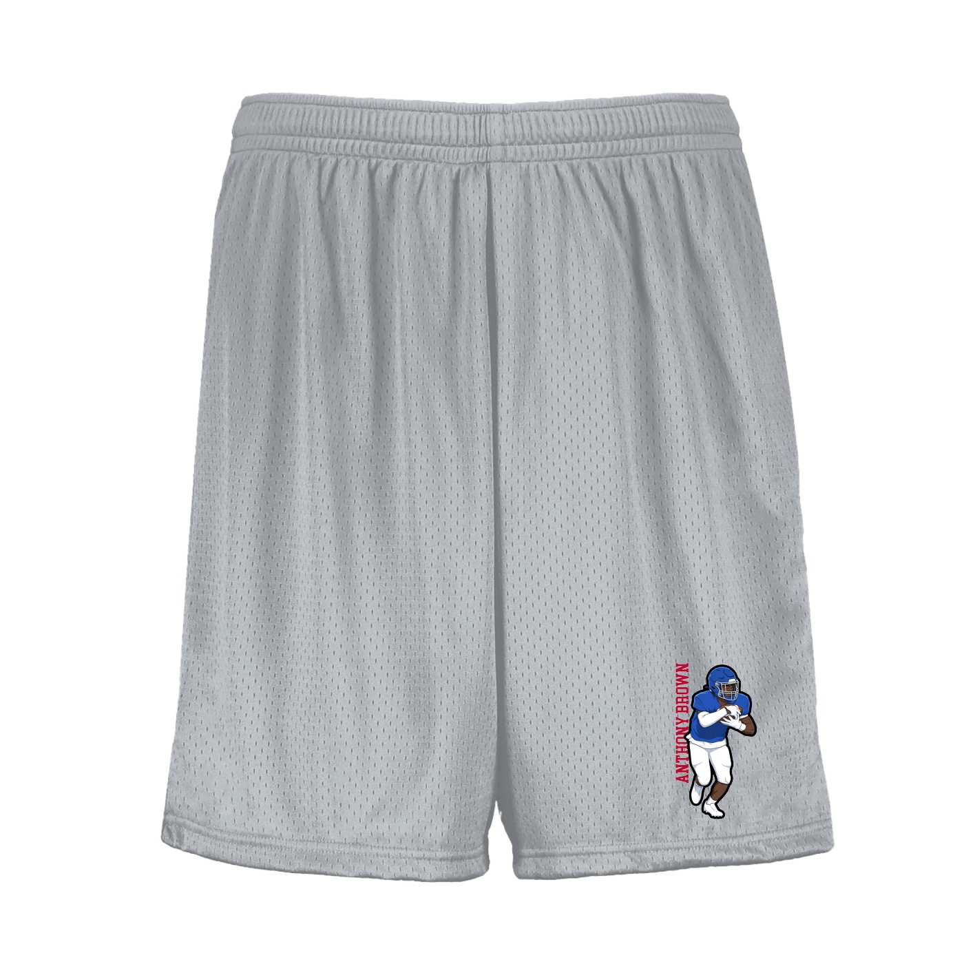 Shorts — Name Vertical in Silver