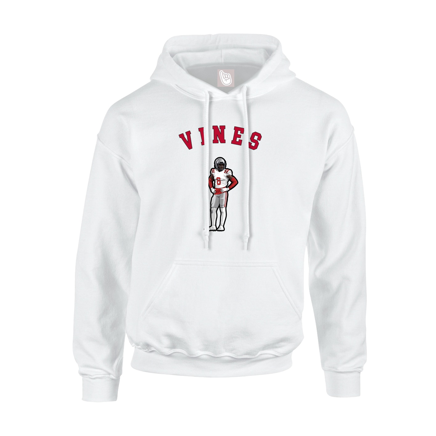Youth Hoodie — Shirsey Arch in White