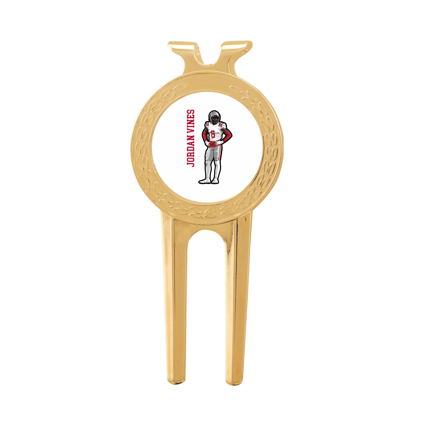 Divot Tool with Ball Marker — Name Vertical in Classic