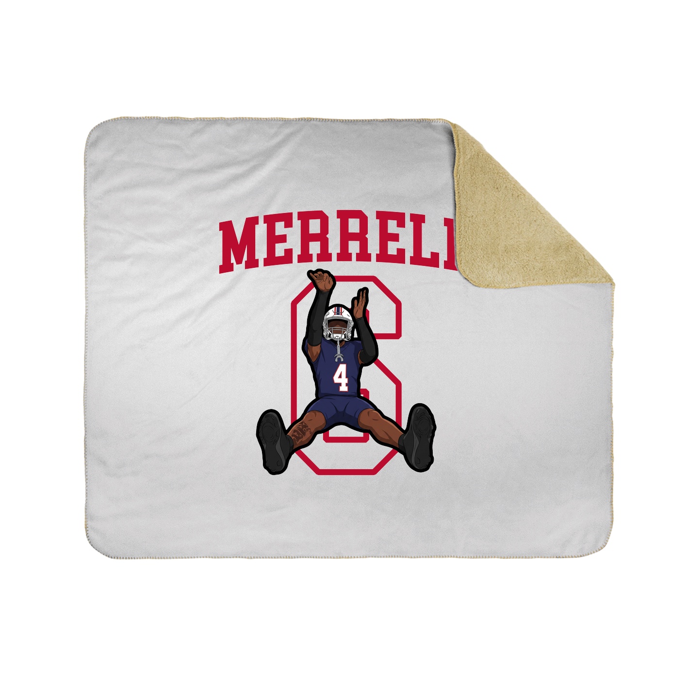 50x60 Sherpa Lined Throw Blanket