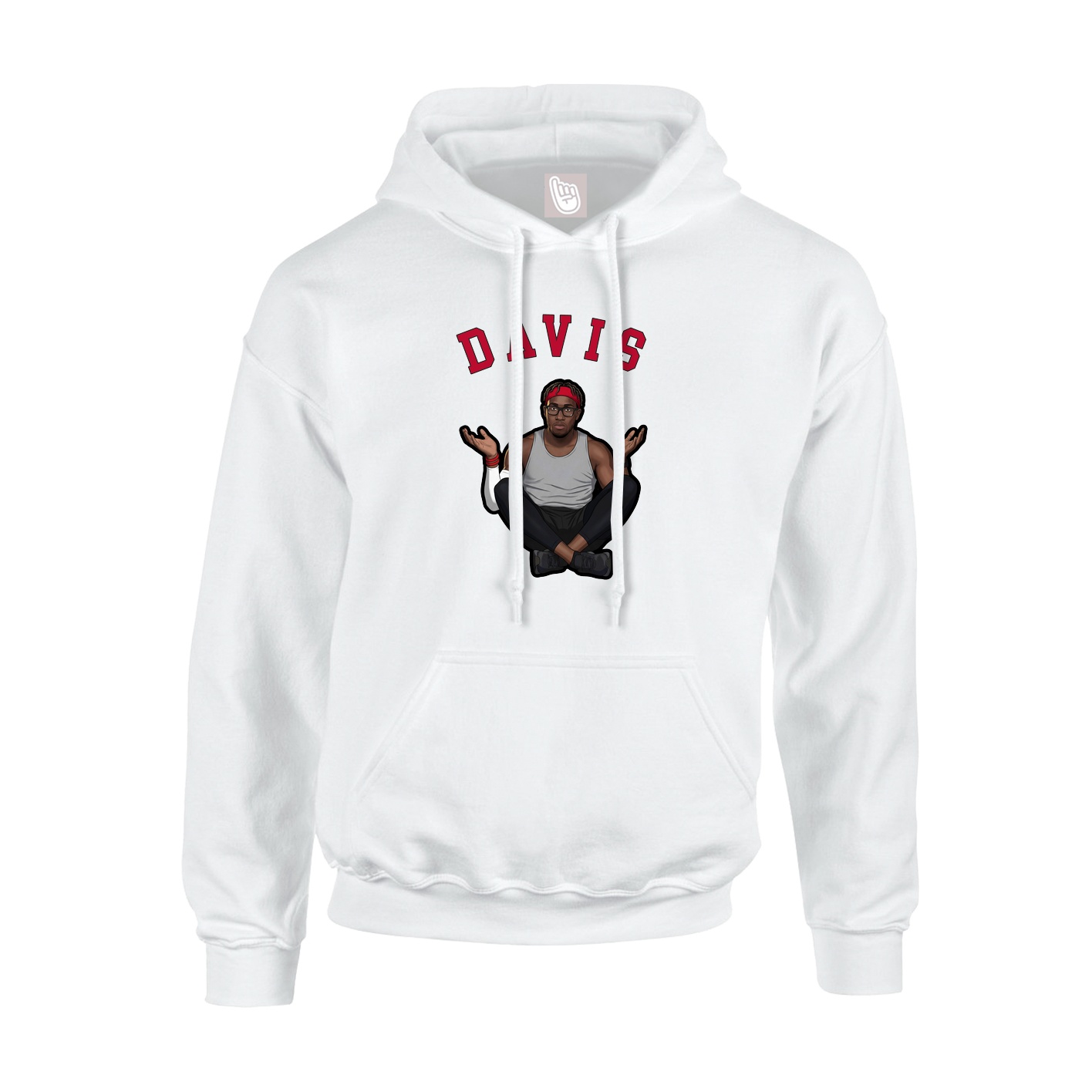 Youth Hoodie — Shirsey Arch in White