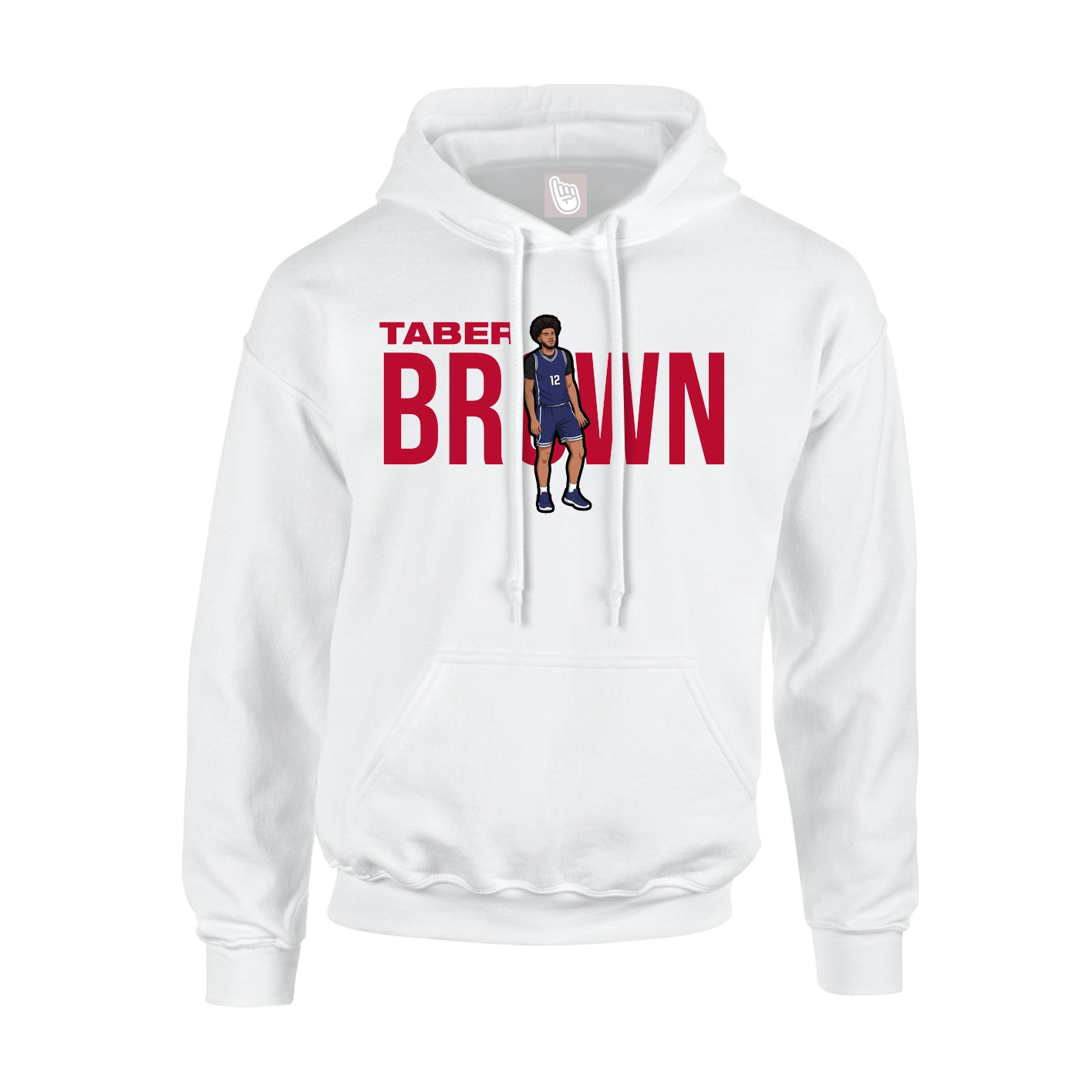 Hoodie — Player Name in White