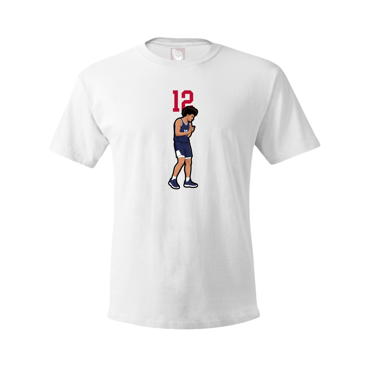 Tee — Number Top in White