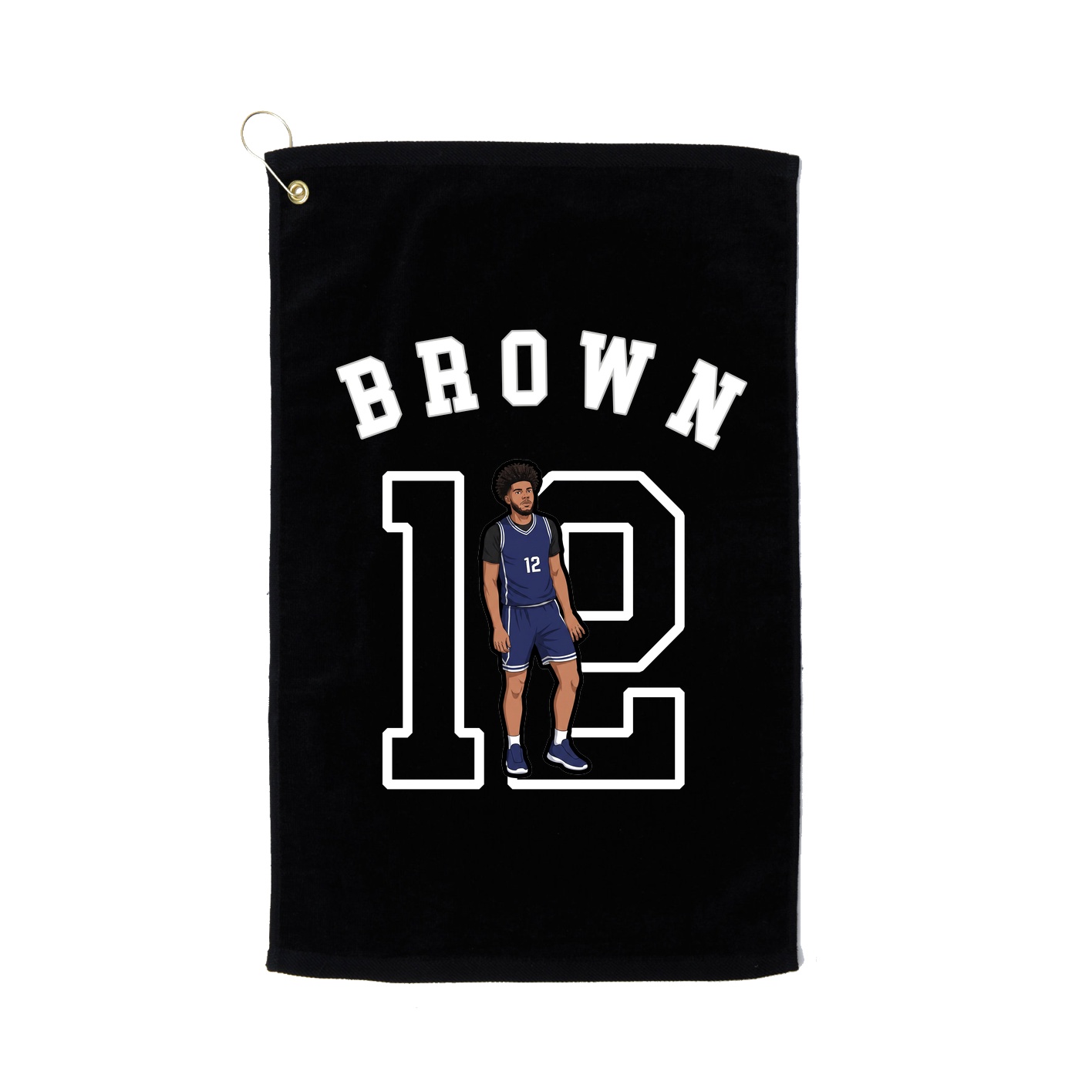 Golf Towel — Shirsey Arch in Black