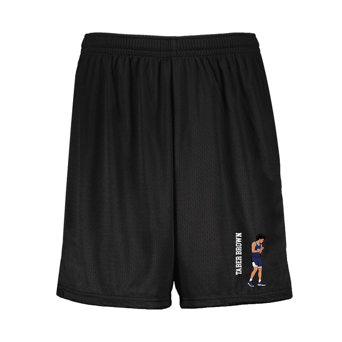 Shorts — Name Vertical in Black