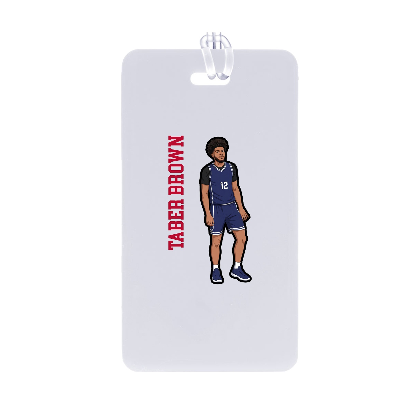 Bag Tag — Name Vertical in Classic