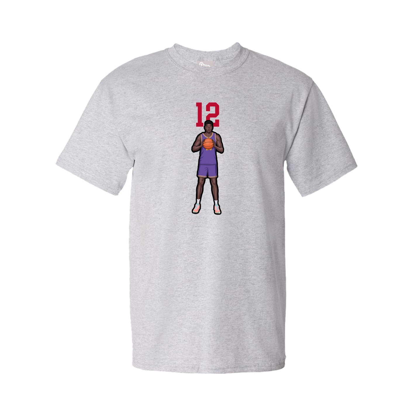 Tee — Number Top in Grey