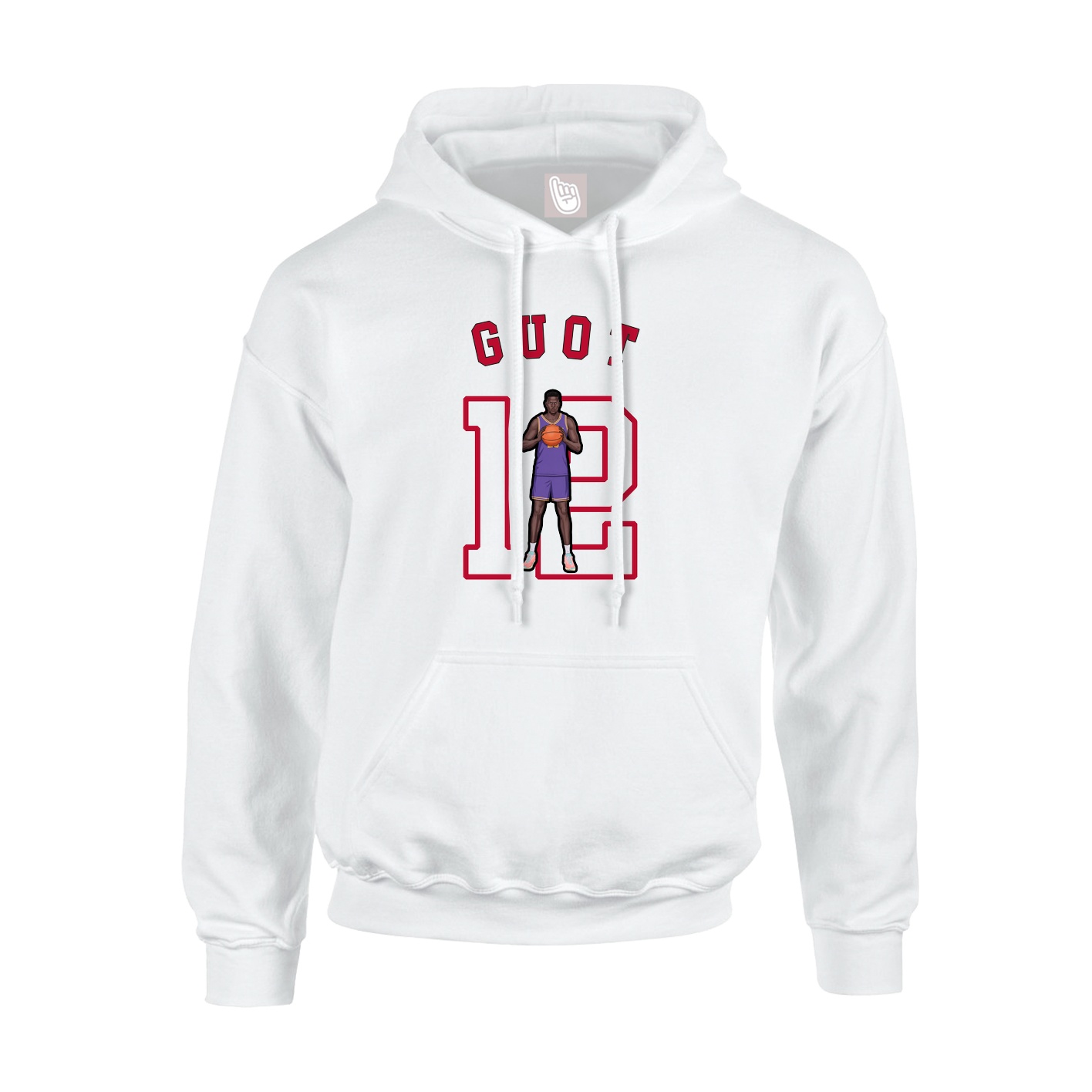 Youth Hoodie — Shirsey Arch in White